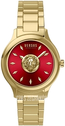 Versus by Versace Tokai Czerwony/Stal w odcieniu złota Ø40 mm VSP411619