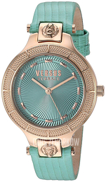 Versus by Versace Claremont Zielony/Skóra Ø32 mm VSP480418