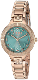 Versus by Versace Claremont Zielony/Stal w kolorze różowego złota Ø32 mm VSP480818