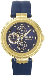 Versus by Versace Bellville Niebieski/Skóra Ø36 mm VSP500218