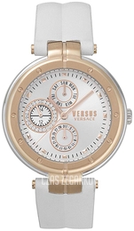Versus by Versace Bellville Srebrny/Skóra Ø36 mm VSP500318