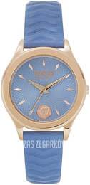 Versus by Versace Niebieski/Skóra Ø34 mm VSP561318
