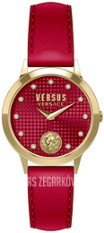 Versus by Versace Strandbank Czerwony/Skóra Ø34 mm VSP571221