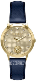 Versus by Versace Strandbank Żółte złoto/Skóra Ø34 mm VSP571321