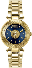 Versus by Versace Brick Lane Niebieski/Stal w odcieniu złota Ø36 mm VSP643620