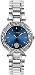 Versus by Versace Brick Lane Niebieski/Stal Ø36 mm VSP713420