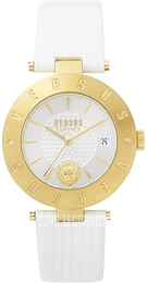 Versus by Versace Logo Srebrny/Skóra Ø36 mm VSP772118