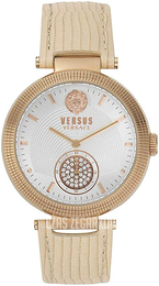 Versus by Versace Srebrny/Skóra Ø38 mm VSP791218