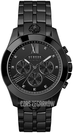 Versus by Versace Lion Czarny/Stal Ø44 mm VSPBH6320