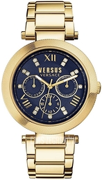 Versus by Versace Camden Market Niebieski/Stal w odcieniu złota Ø39 mm VSPCA2319