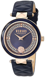 Versus by Versace Niebieski/Skóra Ø36 mm VSPCD2817