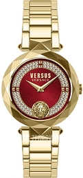 Versus by Versace Covent Garden Crystal Niebieski/Stal w odcieniu złota Ø36 mm VSPCD8220