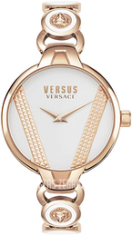 Versus by Versace Saint Germain Biały/Stal w kolorze różowego złota Ø36 mm VSPER0419
