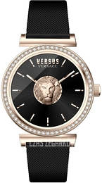 Versus by Versace Czarny/Stal Ø34 mm VSPLD1921