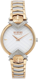 Versus by Versace Mabillon Biały/Stal w kolorze różowego złota Ø36 mm VSPLH0719