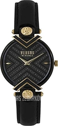 Versus by Versace Mabillon Czarny/Skóra Ø38 mm VSPLH1119