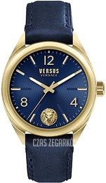 Versus by Versace Lexington Niebieski/Skóra Ø45 mm VSPLI0219