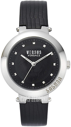 Versus by Versace Batignolles Czarny/Skóra Ø36 mm VSPLJ0119