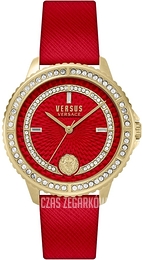 Versus by Versace Montorgueil Czerwony/Skóra Ø41 mm VSPLM2019