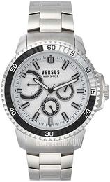 Versus by Versace Aberdeen Srebrny/Stal Ø45 mm VSPLO0519
