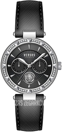 Versus by Versace Sertie N Crystal Czarny/Skóra Ø36 mm VSPOS3321