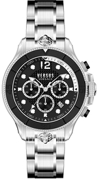 Versus by Versace Volta Czarny/Stal Ø49 mm VSPVV0420