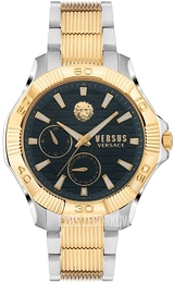 Versus by Versace Czarny/Stal Ø46 mm VSPZT0421