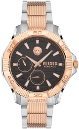 Versus by Versace Dtla Czarny/Stal Ø46 mm VSPZT0521