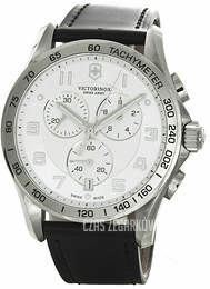 Victorinox Srebrny/Skóra Ø44 mm 241654.1