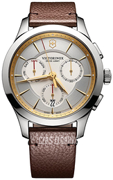 Victorinox Alliance Srebrny/Skóra Ø44 mm 241750