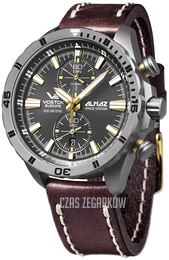 Vostok Europe Almaz Szary/Skóra Ø47 mm 6S11-320H521Le