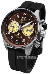 Vostok Europe Space Race Brązowy/Guma Ø46 mm 6S21-325A665Sil