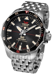 Vostok Europe Rocket N-1 Czarny/Stal Ø46 mm NH35-225A709Br