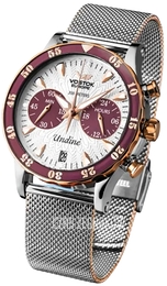 Vostok Europe Undine Biały/Stal Ø39 mm VK64-515E567Br