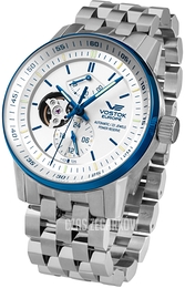 Vostok Europe Limousine Biały/Stal Ø45 mm YN84-565E552Br