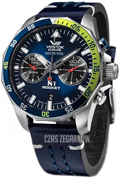 Vostok Europe Rocket N-1 Niebieski/Skóra Ø46 mm 6S21-225A708Le