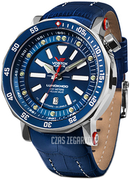 Vostok Europe Lunokhod-2 Niebieski/Skóra Ø49 mm NH35A-620A634Le