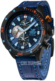 Vostok Europe Almaz Niebieski/Skóra Ø47 mm YM26-320C654Le