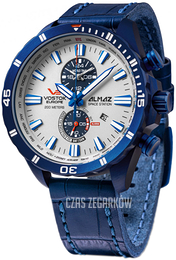 Vostok Europe Almaz Biały/Skóra Ø47 mm YM8J-320D657Le