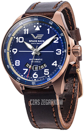 Vostok Europe Space Race Niebieski/Skóra Ø46 mm YN55-325B746Le