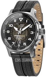 Vostok Europe Expedition South Pole Czarny/Skóra Ø43 mm YN55-592A758Le