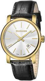 Wenger Urban Classic Srebrny/Skóra Ø41 mm 01-1041-119
