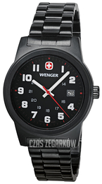 Wenger Field Classic Czarny/Stal Ø44 mm 01.0441.102