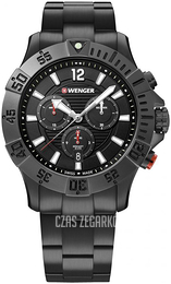 Wenger Czarny/Stal Ø43 mm 01.0643.121