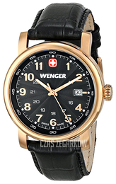 Wenger Urban Classic Czarny/Skóra Ø41 mm 01.1041.108