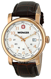Wenger Urban Classic Biały/Skóra Ø41 mm 01.1041.109