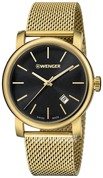 Wenger Urban Classic Czarny/Stal w odcieniu złota Ø41 mm 01.1041.115