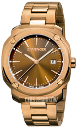 Wenger Brązowy/Stal w kolorze różowego złota Ø43 mm 01.1141.114