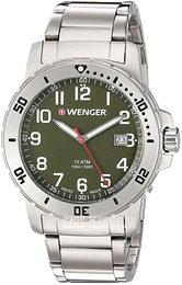 Wenger Zielony/Stal Ø43 mm 01.1341.107