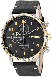 Wenger Czarny/Skóra Ø44 mm 01.1543.111